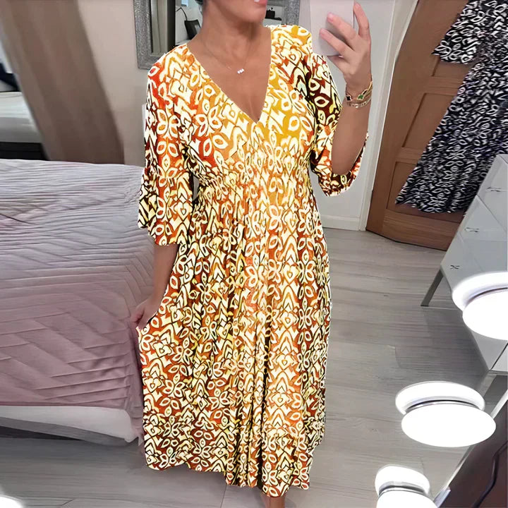 Frieda | robe légère sans manches d'été avec décolleté en V